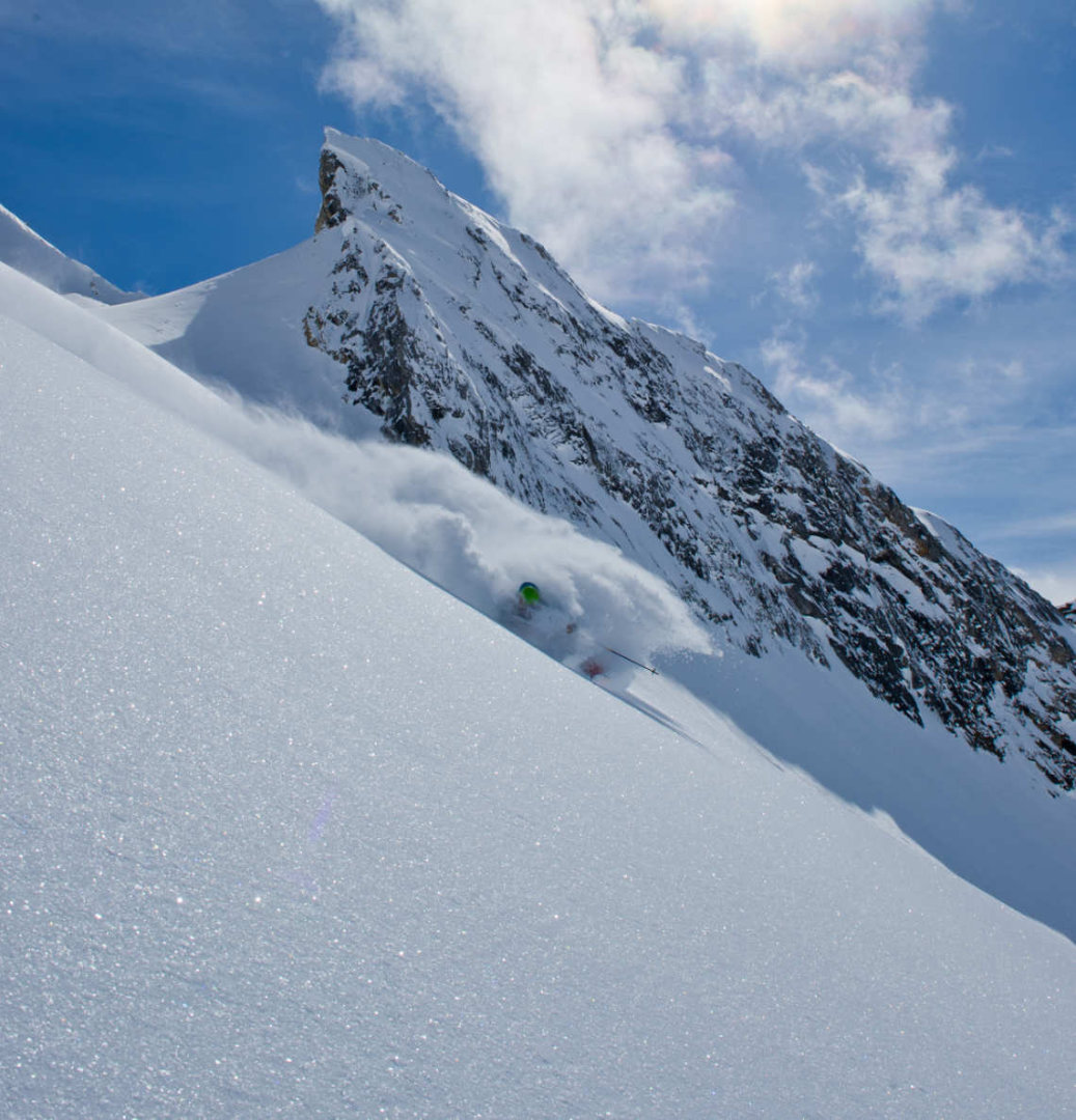 CMH Heliskiing Erfahrung FIRST RUN